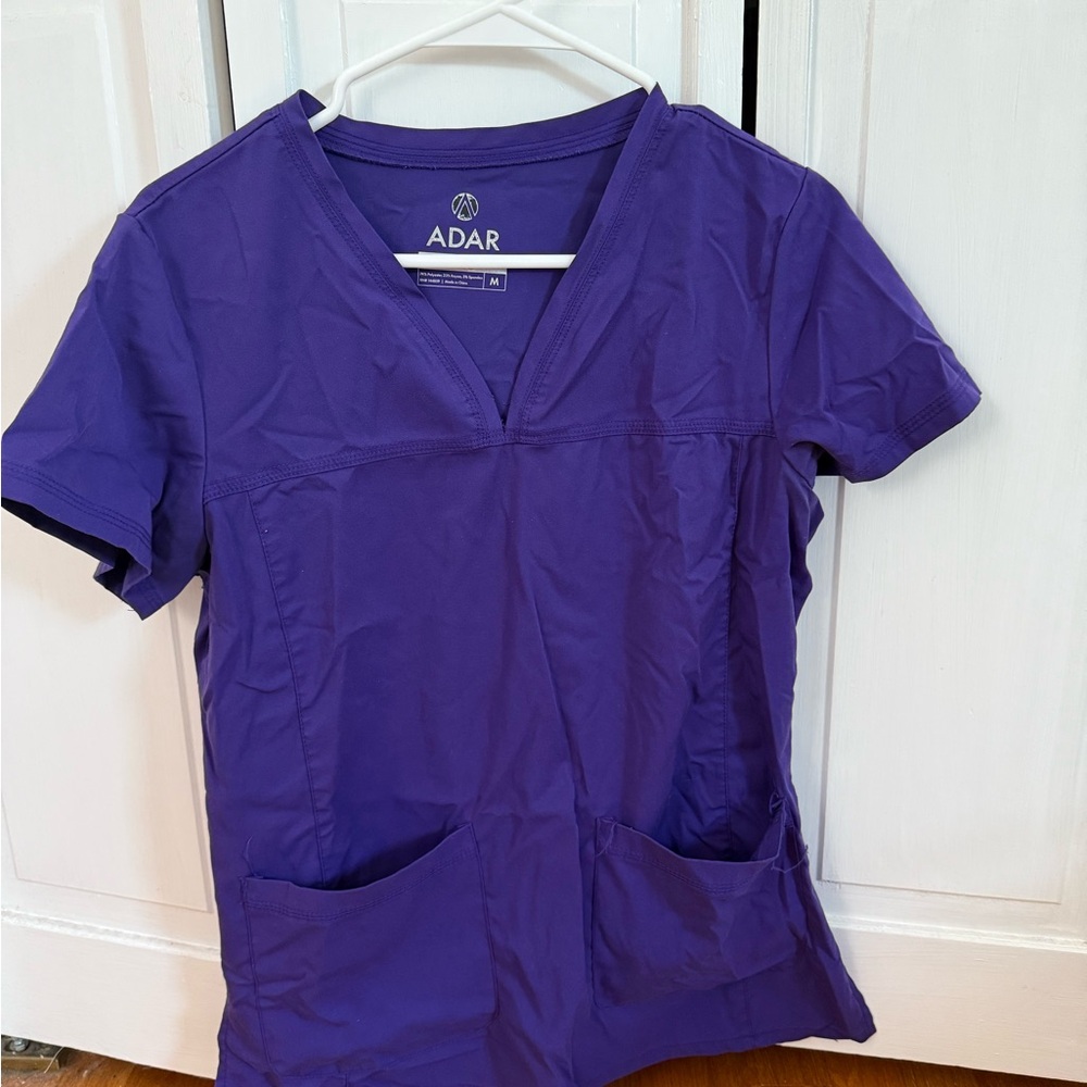 Women's Purple Scrub Top